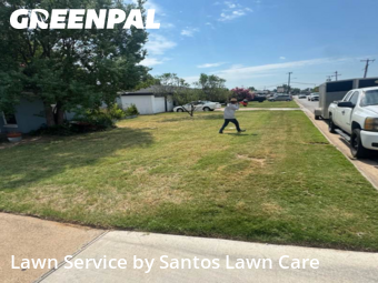 Lawn Servicein Bedford,76022,Grass Cutting by Santos Lawn Care , work completed in Jan , 2026