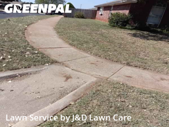 Grass Cutin Norman,73071,Lawn Care Service by J&D Lawn Hustlers, work completed in Feb , 2026
