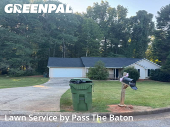 Lawn Cutting in Monroe, 30656, Turf Services by Pass The Baton, work completed in Nov , 2025