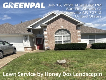 Lawn mowed in Bentonville, 72712