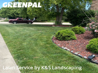 Lawn Cutin Orland Park,60467,Lawn Mowing by K&S Landscaping, work completed in Nov , 2025