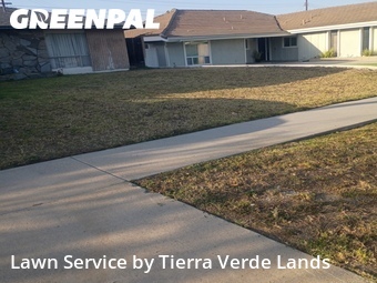 Lawn mowing work completed in Whittier, CA