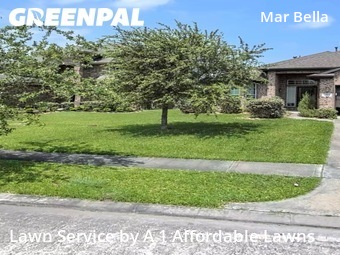 Grass Cutin League City,77573,Lawn Mowing Service by A 1 Affordable Lawns, work completed in Dec , 2025