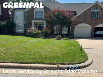 Lawn Carein Grapevine,76051,Yard Cutting by Straight Edge Mowing, work completed in Mar , 2026