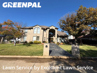 Lawn Cutin Mansfield,76063,Lawn Maintenance by Excellent Lawn Service, work completed in Nov , 2025