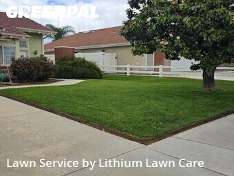 Lawn mowing work completed in Beaumont, CA