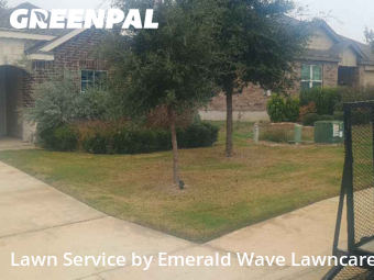 Lawn Maintenancein New Braunfels,78132,Lawn Mow by Emerald Wave Lawncare, work completed in Dec , 2025