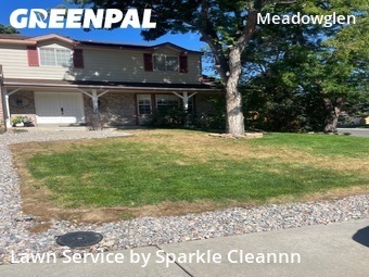 Lawn Cuttingin Arvada,80005,Lawn Mowing by Sparkle Cleannn, work completed in Nov , 2025