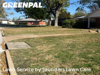 Front Yard Mowing in St. Louis, 63119, Weed Trimming by Saunders Lawn Care, work completed in Nov , 2025