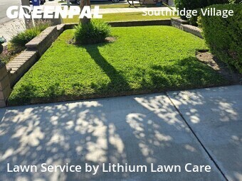 Lawn mowing work completed in Fontana, CA