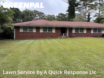 Lawn Servicein Decatur,30034,Lawn Mowing by A Quick Response Llc, work completed in Dec , 2025