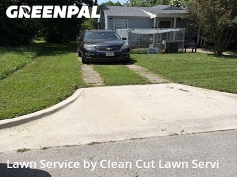 Lawn mowed in Greenville, 75401