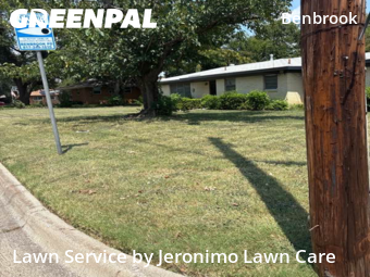 Lawn Mowingin Benbrook,76126,Grass Cut by Jeronimo Lawn Care , work completed in Jan , 2026
