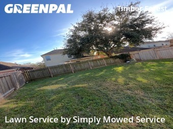 Lawn Maintenancein Humble,77346,Lawn Mowing by Simply Mowed Service, work completed in Jan , 2026