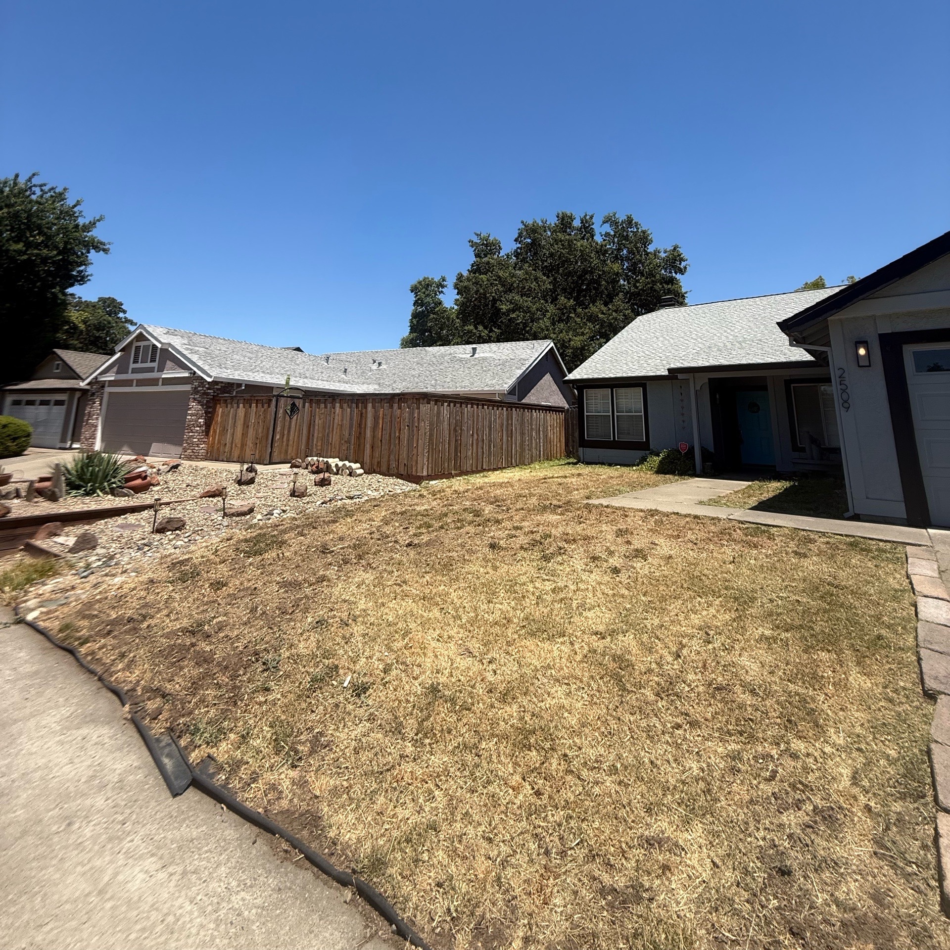 Lawn mowing work by D Mojica Lawn Care in Citrus Heights, CA