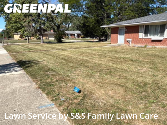 Lawn Mowing in Sterling Heights, 48312, Grass Care by S&S Family Lawn Care, work completed in Oct , 2025