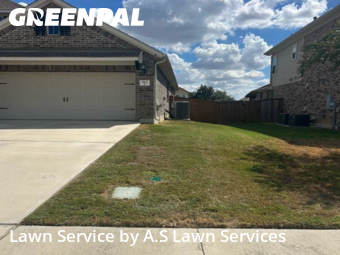 Lawn Maintenancein Cibolo,78108,Grass Cutting by A.S Lawn Services, work completed in Jan , 2026