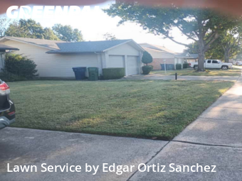 Lawn Cuttingin Garland,75042,Lawn Maintenance by Edgar Ortiz Sanchez, work completed in Nov , 2025