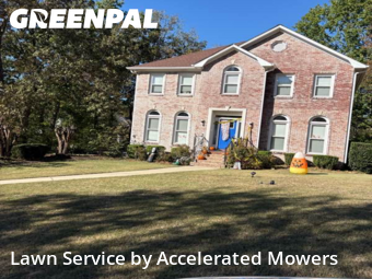 Turf Services in Hoover, 35244, Yard Cutting by Accelerated Mowers , work completed in Dec , 2025