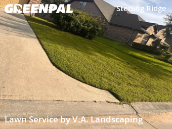 Lawn Maintenancein The Woodlands,77354,Lawn Mowing by V.A. Landscaping, work completed in Oct , 2025