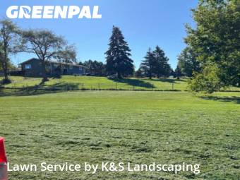 Lawn Mowing Servicein Orland Park,60467,Grass Cutting by K&S Landscaping, work completed in Jan , 2026