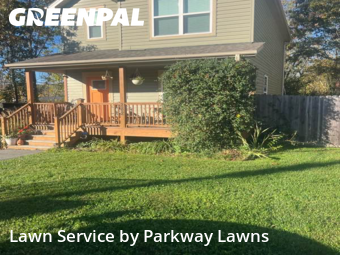 Mowing Services in Asheville, 28803, Yard Management by Parkway Lawns, work completed in Dec , 2025