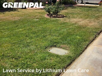 Lawn mowing work completed in Beaumont, CA