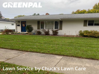 Lawn Mowing Servicein Saginaw,48602,Lawn Mow by Chuck’s Lawn Care , work completed in Oct , 2025