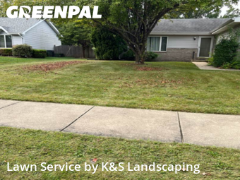 Weekly Mowing in Crest Hill, 60403, Lawn Cutting by K&S Landscaping, work completed in Nov , 2025