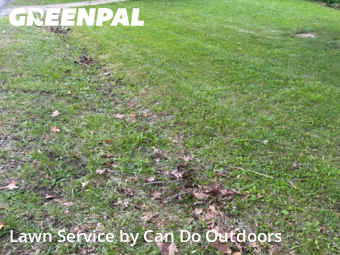 Backyard Mowing in East Peoria, 61611, Yard Cutting by Can Do Outdoors, work completed in Nov , 2025
