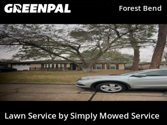 Lawn Maintenancein Friendswood,77546,Grass Cutting by Simply Mowed Service, work completed in Jan , 2026
