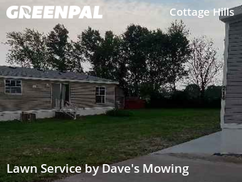 Yard Care Services in Alton, 62002, Front Yard Mowing by Dave's Mowing, work completed in Nov , 2025