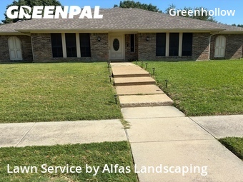 Lawn Servicein Plano,75075,Lawn Mow by Alfas Landscaping, work completed in Jun , 2026