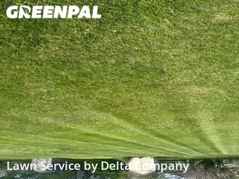 Completed mowing work