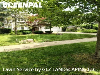 Completed mowing work