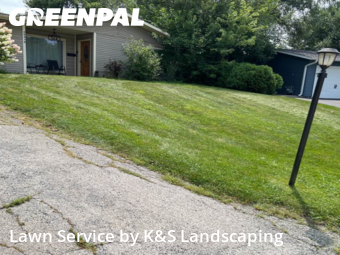 Lawn Cuttingin Orland Park,60462,Lawn Mowing Service by K&S Landscaping, work completed in Nov , 2025