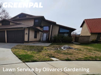 Landscape Design In Palmdale,93551,Landscaping Renovation by Olivares Gardening , work completed in Feb , 2026
