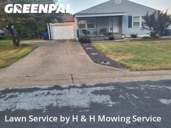 Lawn Cutin Florissant,63031,Yard Cutting by H & H Mowing Service, work completed in Dec , 2025