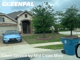 Lawn Care Servicein Lewisville,75056,Lawn Cut by Mid Cities Mow, work completed in Jun , 2026