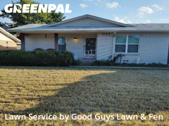 Lawn Cutin White Settlement,76108,Yard Cutting by Good Guys Lawn & Fen, work completed in Dec , 2025