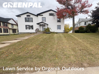Grass Care in Pontiac, 48341, Backyard Mowing by Organik Outdoors, work completed in Nov , 2025
