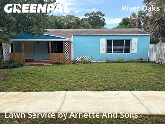 Grass Cutin Fort Lauderdale,33315,Lawn Mowing by Arnette And Sons, work completed in Jun , 2026