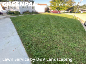 Lawn Mowin Joliet,60435,Lawn Service by D&V Landscaping , work completed in Nov , 2025