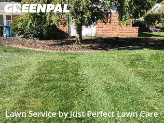 Front Yard Mowing in North Olmsted, 44070, Front Yard Mowing by Just Perfect Lawn Care, work completed in Oct , 2025