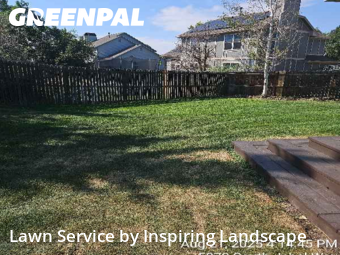 Yard Mowingin Centennial,80015,Grass Cut by Inspiring Landscape, work completed in Nov , 2025