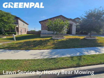 Lawn Care Servicein Cibolo,78108,Lawn Mow by Honey Bear Mowing, work completed in Dec , 2025