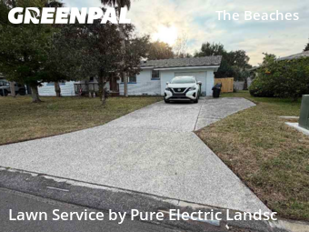 Lawn Mowingin Jacksonville Beach,32250,Grass Cut by Pure Electric Landsc, work completed in Feb , 2026