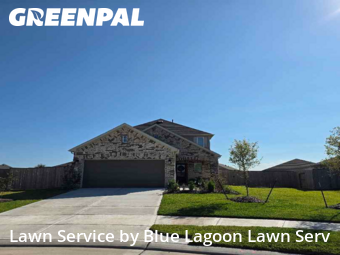 Grass Cutin Rosenberg,77471,Yard Mowing by Blue Lagoon Lawn Serv, work completed in Jan , 2026