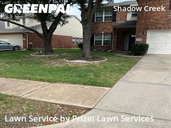 Grass Cutin Pearland,77584,Lawn Mowing by Prizel Lawn Services, work completed in Jun , 2026