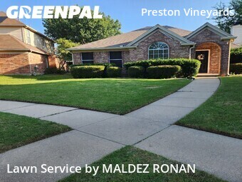 Lawn Mowing Servicein Frisco,75035,Lawn Care by MALDEZ RONAN, work completed in Jun , 2026